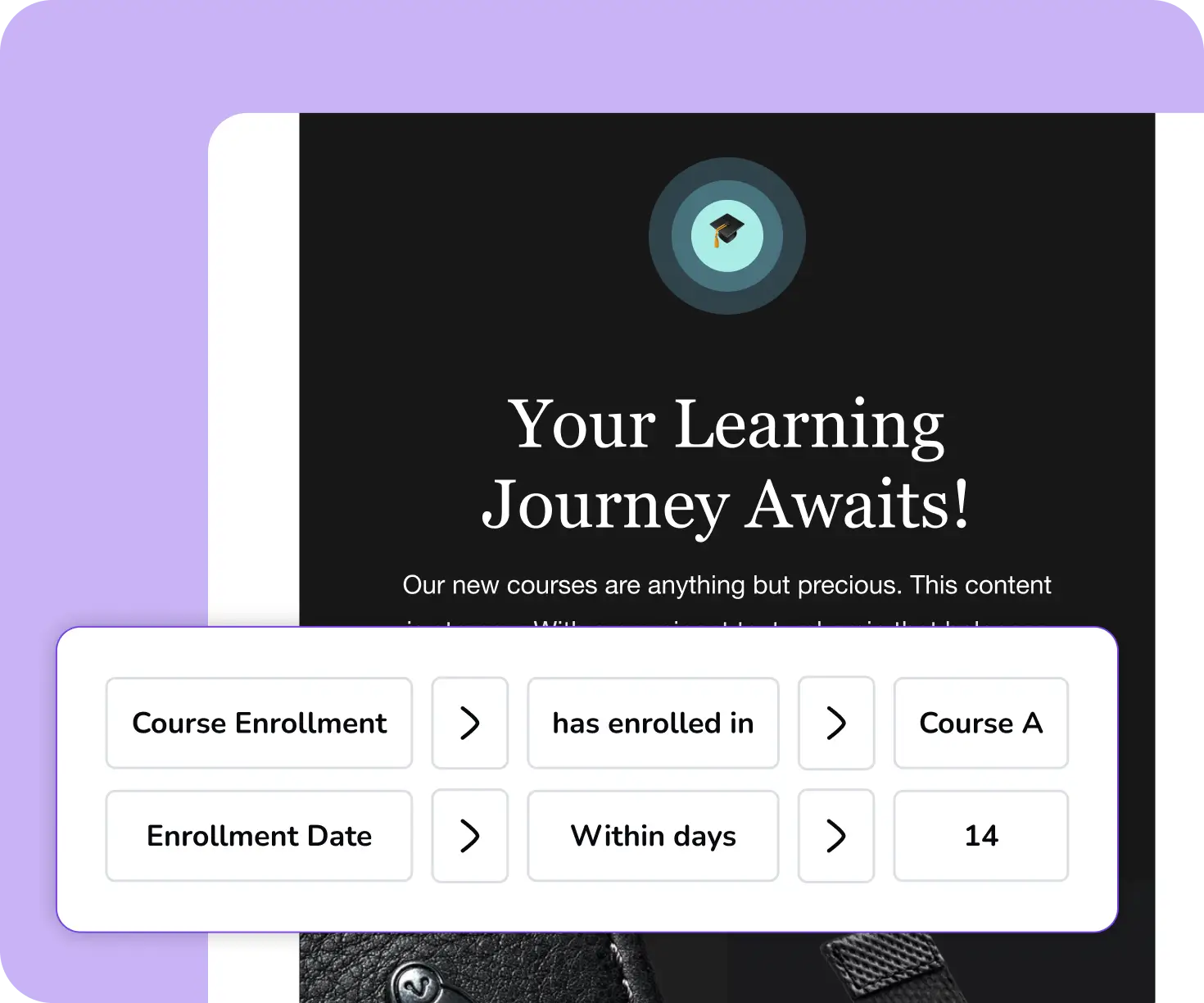 target users by course enrollment