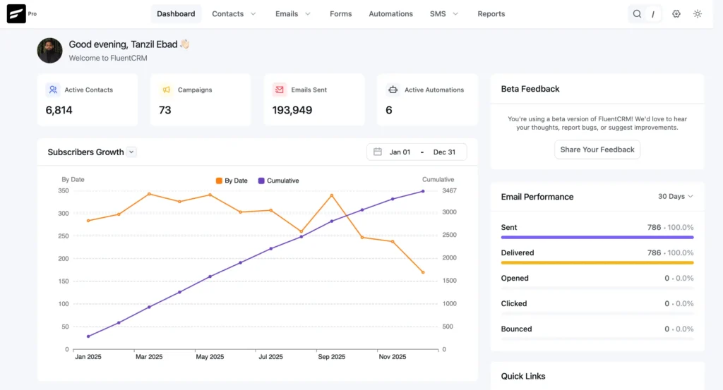 Version 3 Dashboard