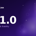 FluentCRM version 3.1.0 release announcement on purple background.