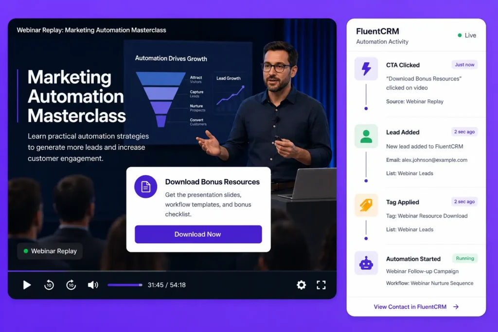 fluentplayer for webiners