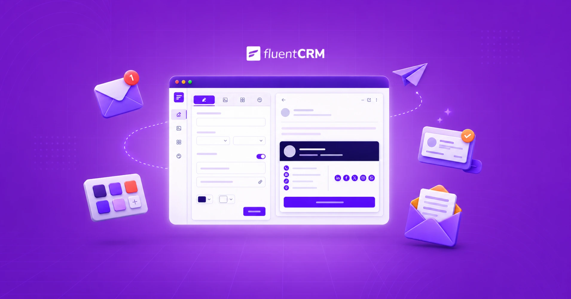 fluentcrm email signature generator create professional signatures