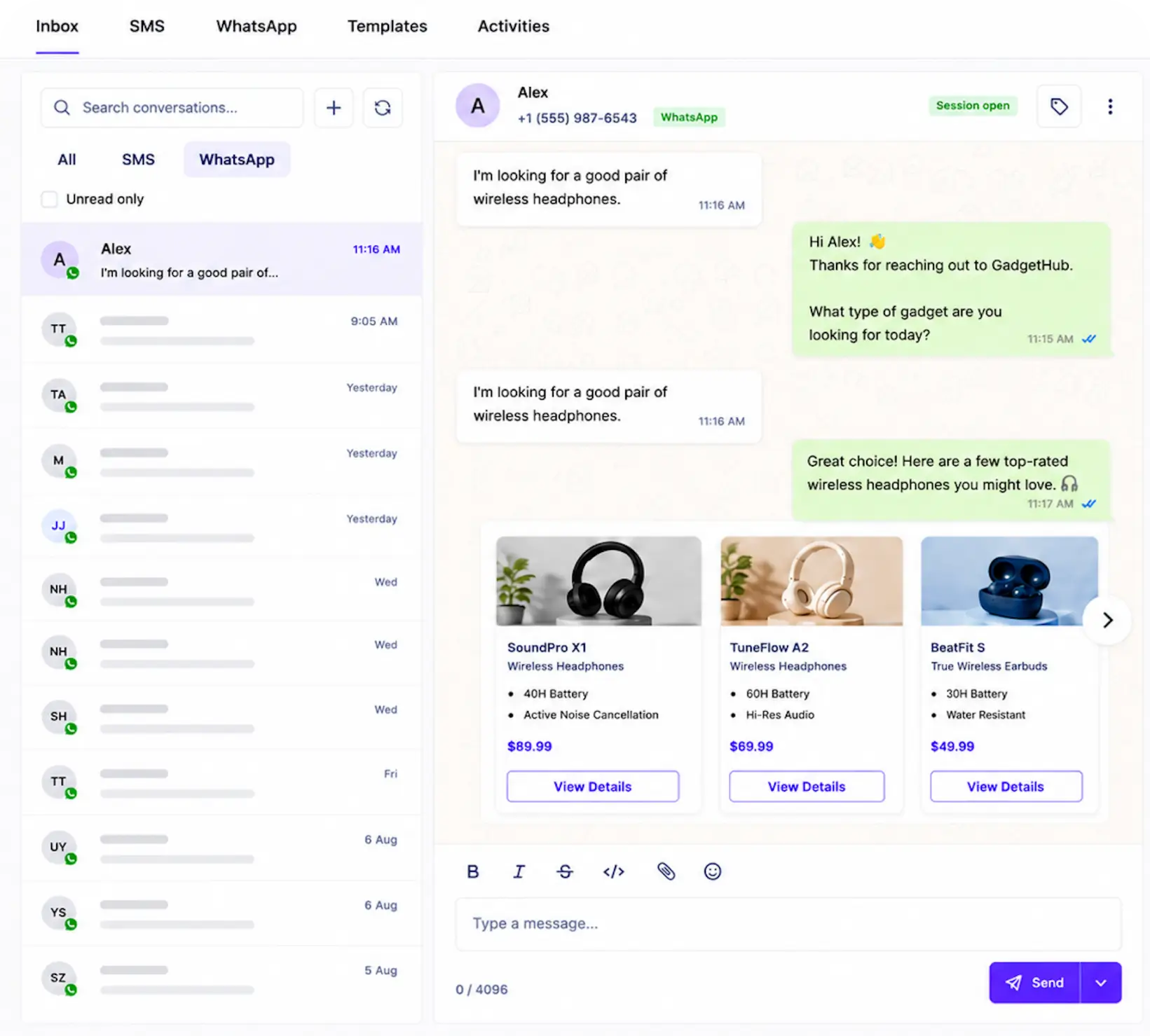 unified dashboard for whatsapp and sms (1)