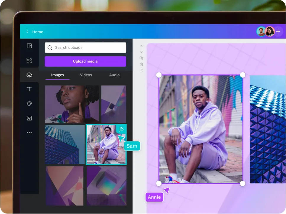 canva design dashboard